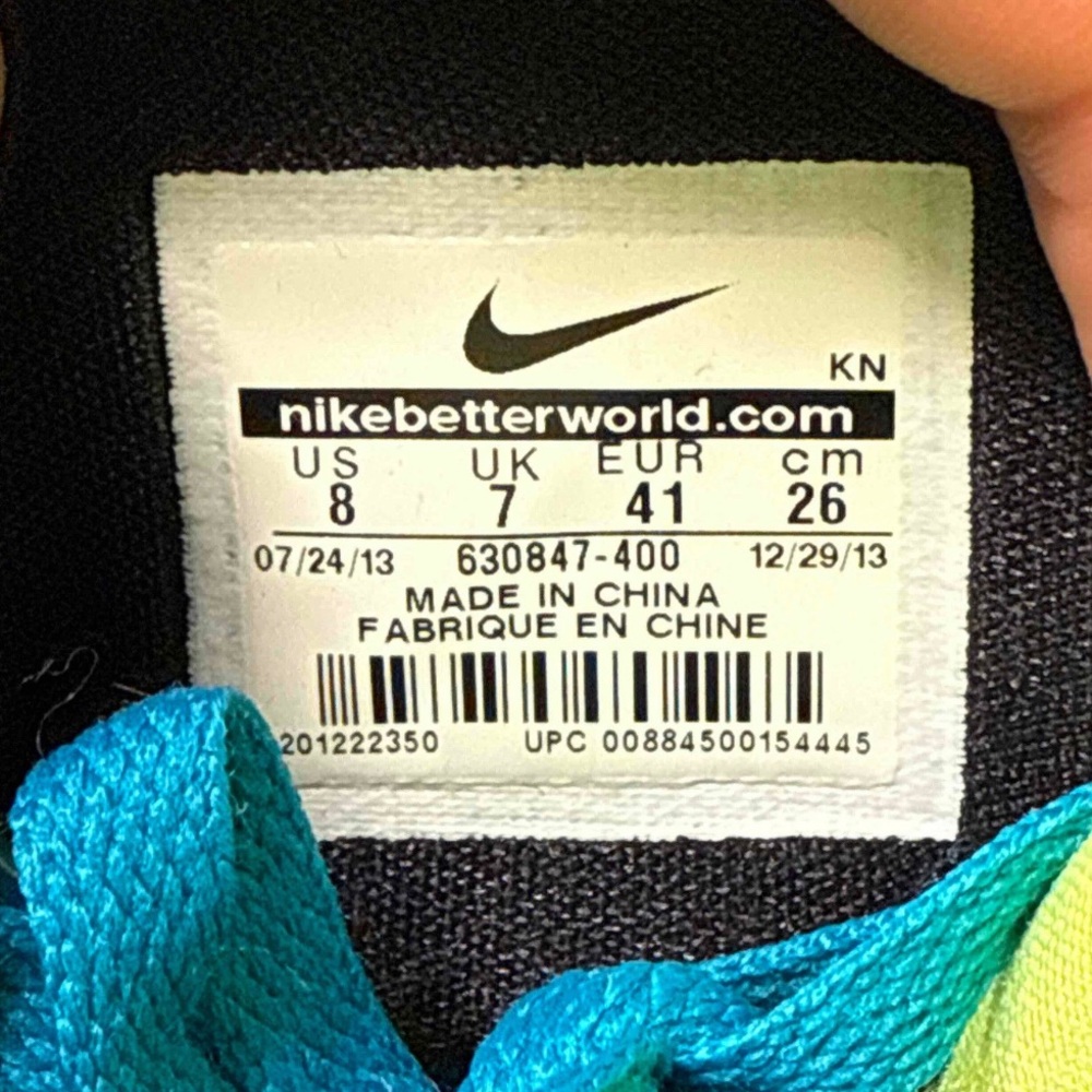 Nike Kobe 9 IX Elite High Perspective Blue Yellow Black - Picture 10 of 13